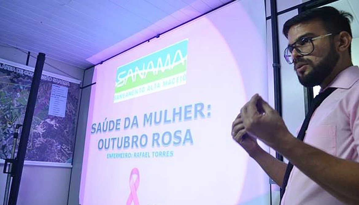 SANAMA realiza palestra em comemoração ao Outubro Rosa