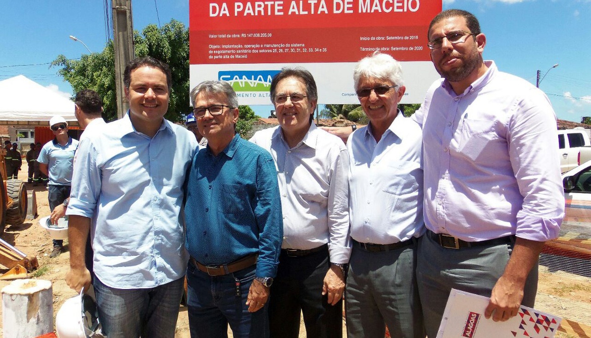SANAMA inicia construção de redes coletoras e ligações domiciliares na região do Tabuleiro, em Maceió